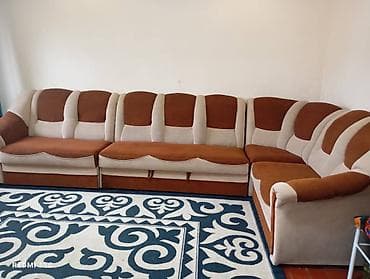 пуфик с ящиком: Угловой диван, Раскладной — 1