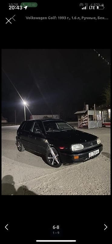 colf 2: Volkswagen Golf: 1993 г., 1.6 л, Механика, Бензин, Хэтчбэк — 6