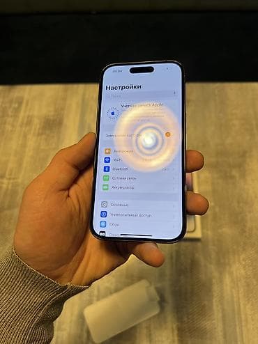 телифон айфон: IPhone 14 Pro, Б/у, 128 ГБ, Deep Purple, Чехол, Коробка, 86 % — 9