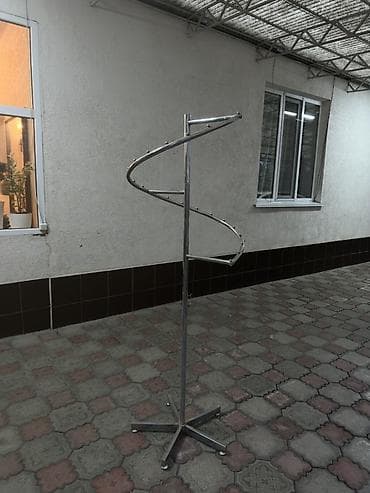 плечики для одежды напольные: Кронштейн Для одежды, Материал: Металл, На колесах — 3