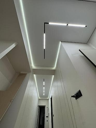 motion design: Натяжной потолок Матовое Монтаж — 3