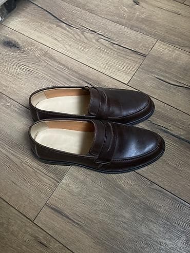 Личные вещи: Классические лоферы унисекс Размер 41 (идет в размер), натуральная — 5