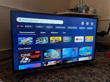 телевизоры интернет: Смарт‑телевизор LG, диагональ около 43–50" (по фото). - Платформа — 3