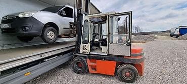 yuan plus: Погрузчик, 1987 г., Колесный, Вилочный — 4