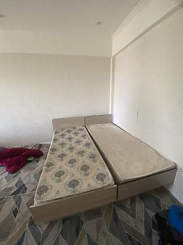 bunk bed: Односпальная кровать, С матрасом, длина - 195 см — 1
