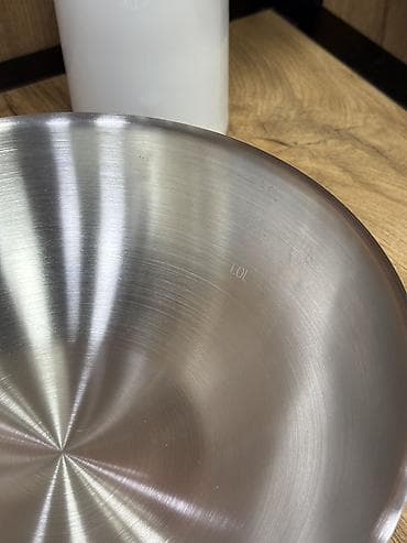 Кухонные принадлежности: Вок-казан Granhel Mido Series 5.9 л с крышкой - Материал: нержавеющая — 4