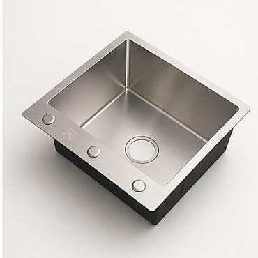 silver kitchen: Кухонная раковина из нержавеющей стали 201 и 304. 📏 Размер: 60×45 см — 3