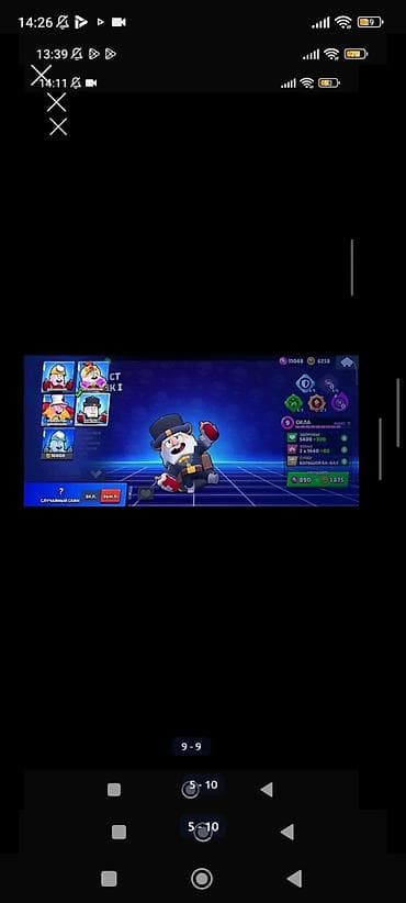 Видеоигры: Аккаунт Brawl stars. 529 гемов,22к биплингов. 59/69 бойцов имеют — 5