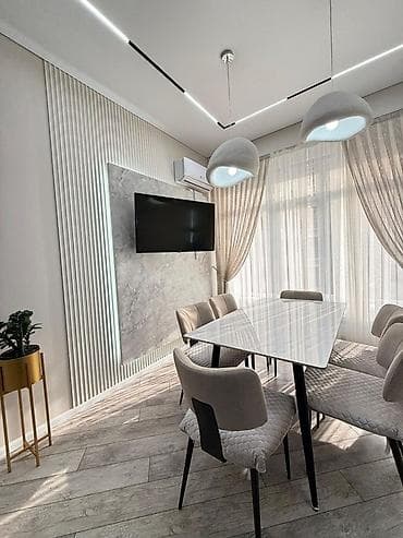pro group: 3 комнаты, 103 м², Асанбай мкр Элитка, 5 этаж, Дизайнерский ремонт — 2