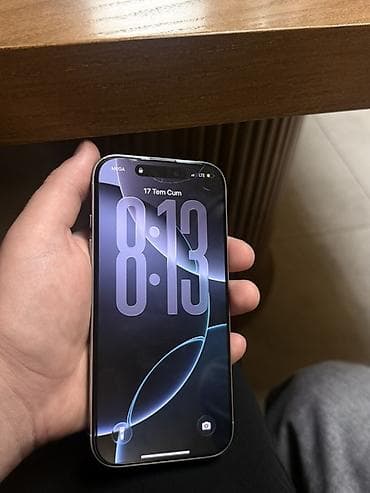 Техника и электроника: IPhone 16 Pro, Б/у, 256 ГБ, White Titanium, Кабель, 90 % — 9