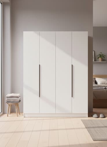 Шкафы для одежды: Шкаф для одежды, Новый, Прямой, ЛДСП — 2