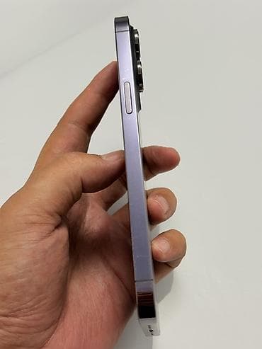 apple iphone 14 pro max: IPhone 14 Pro Max, Б/у, 128 ГБ, Deep Purple, Защитное стекло, Чехол, 87 % — 2