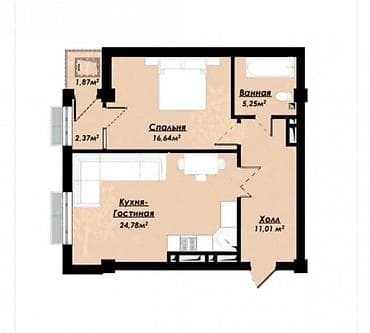 Новостройки от застройщика: Студия, 62 м² — 6