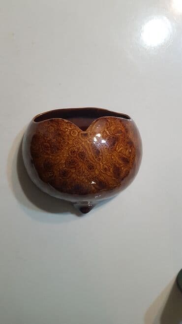 купить полку для цветов: Настенный керамический горшок. Ширина 20 см высота 18 см — 7