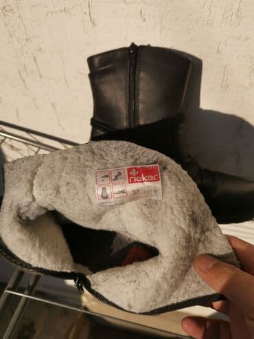 сапоги из натурального меха и кожи: Сапоги, 38, Rieker, Б/у, Самовывоз — 5