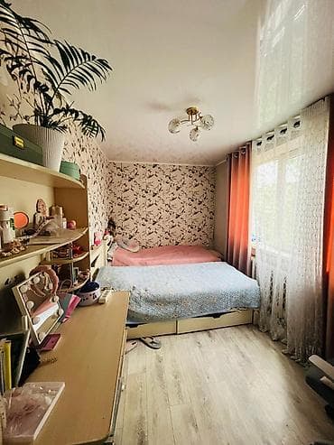 3: 3 комнаты, 58 м², Аламедин-1 мкр 104 серия, 4 этаж, Евроремонт — 3