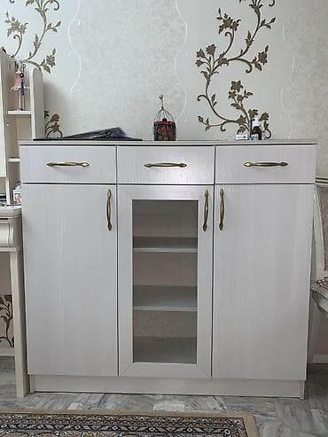 сервант стол: Буфет, Б/у, Без мойки, ЛДСП — 2