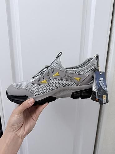 сары булун: Кроссовки Jeep оригинал (серые с жёлтыми акцентами) Заказывали себе не — 3
