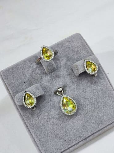 свадебные платья от производителя: Набор украшений, Проба 925, Женские, Новый — 5