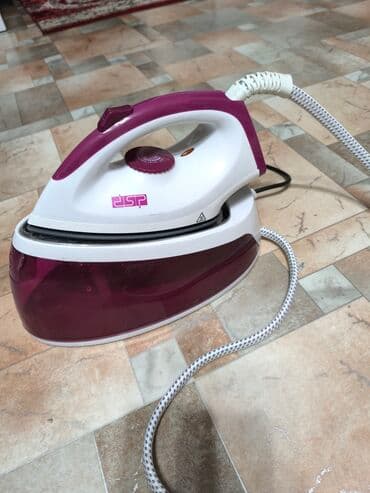 Утюг Паровой, Антипригарный, Регулировка подачи пара, Вертикальное отпаривание