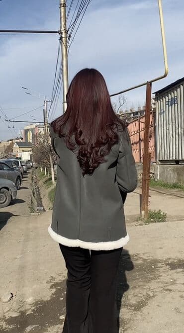 для дома одежда: Дубленка, Авиатор, L — 3