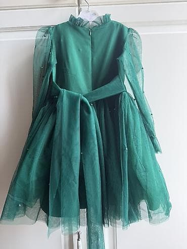 одежда обмен: Детское платье, цвет - Зеленый — 2