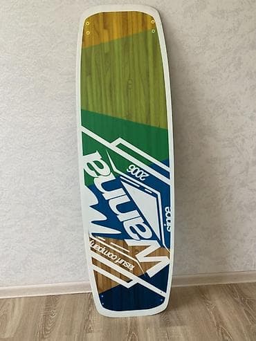 сап боард: Кайт борд Wanna Play + крепления+ ручка. - Доска Wanna Play (надпись — 1