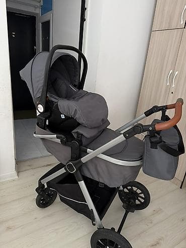 skillmax ml200: Детская коляска-трансформер 3 в 1, серый цвет фирма Кидило Второй — 6