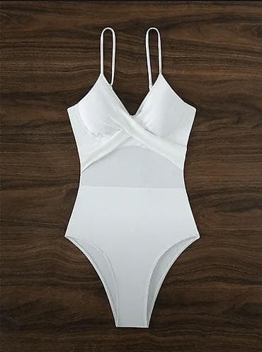 slim patch: Слитный купальник, Мягкая чашка, цвет - Черный, M, L, XL — 4
