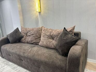 мебель диван раскладной: Түз диван, Үч кишилик — 1