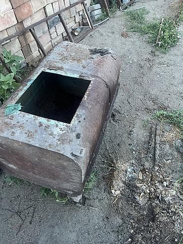 угольный пыль: Металлическая печь/буржуйка из толстостенного бака - Материал: сталь — 1