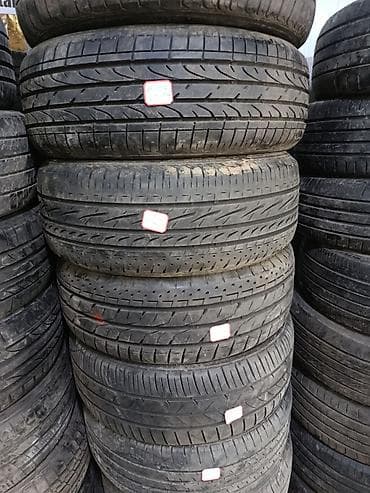 Шины 225 / 55 / R 18, Лето, Б/у, Комплект, Легковые, Япония, Bridgestone