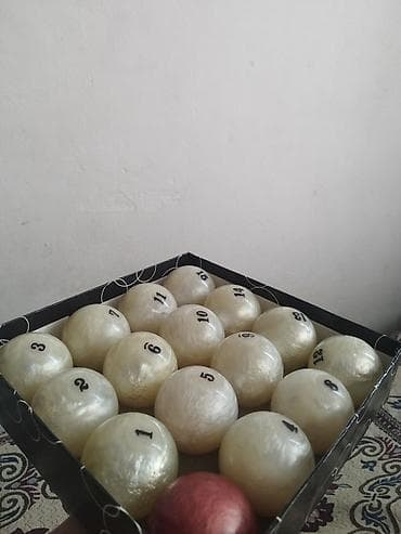 бассейн лестница: Набор шаров для русского бильярда срочно (16 белых + 1 красный) - — 2
