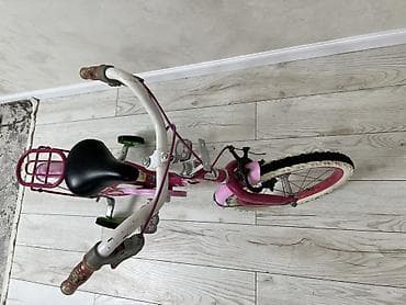 Балдар транспорту: Балдар үчүн велосипед, 2 дөңгөлөктүү, 3 - 4 жаш, Кыз үчүн, Колдонулган — 4