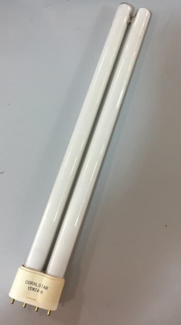 люминесцентная лампа: Лампа энергосберегающая, б/у Coral STAR YDW24 -H - 220V — 1