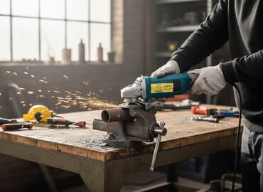 Строительный магазин "Хозмаг": Угловая шлифовальная машина модели VL-123240, предназначенная для