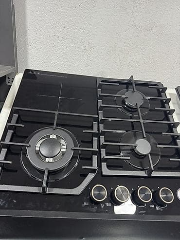 встроенный газ плита: Midea, Газовая, Механическое, Встраиваемая — 1