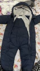 детский зимний комбез для новорождённых: Детский зимний комбинезон Baby Go - Тёплый пуховый/синтепоновый — 1