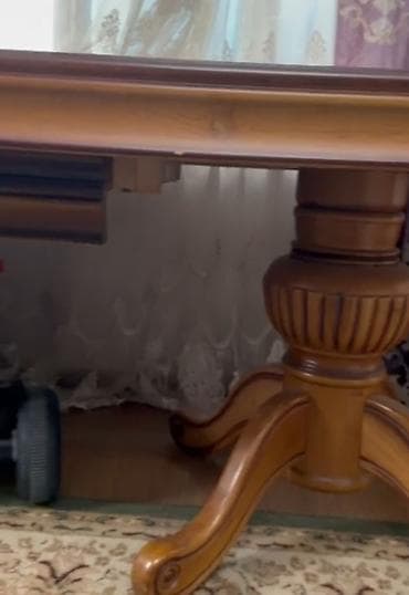 small table: Стол и стул для зала, цвет - Коричневый — 3