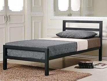bunk bed: Лофт‑мебель с металлическим каркасом: кровать, этажерка и рабочие — 1