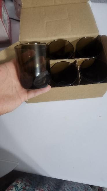 Кухонные принадлежности: Набор стаканов от бренда люминарк . 6 шт. Новые. цена : 300с. в — 2