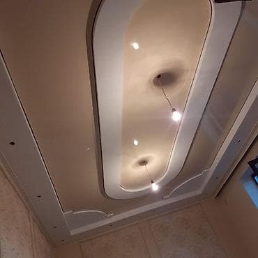 Керме шыптар Жылтырабаган, 3D потолоктор, Жылтырак Акысыз ченөө, Кепилдиги, Монтаждоо