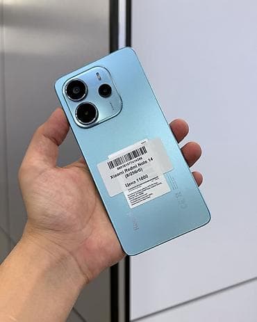 redmi note 19: Redmi, Redmi Note 14, Б/у, 256 ГБ, цвет - Голубой, В рассрочку, 2 SIM — 3