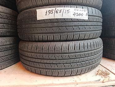 Шины 195 / 65 / R 15, Лето, Б/у, Пара, Легковые, Корея, Nexen