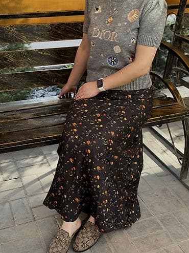 Юбка, Макси, По талии at lalafo.kg Юбка, Макси, По талии