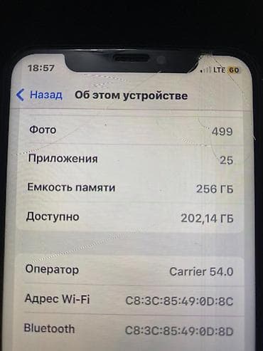 Apple iPhone: IPhone X, Б/у, 256 ГБ, 100 % — 3