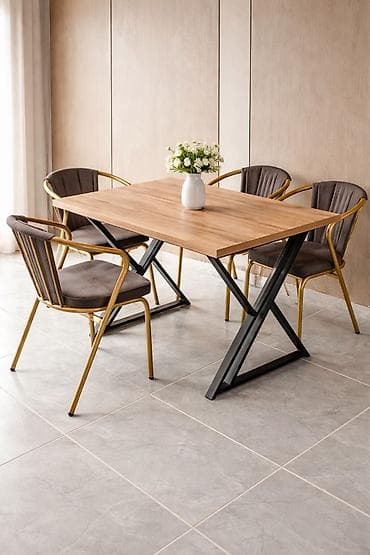 столик для школьника: Кухонный стол, Новый, Прямоугольный, Нераскладной — 1