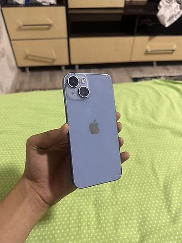 mini iphone 17: IPhone 14, Синий, 80 % — 1