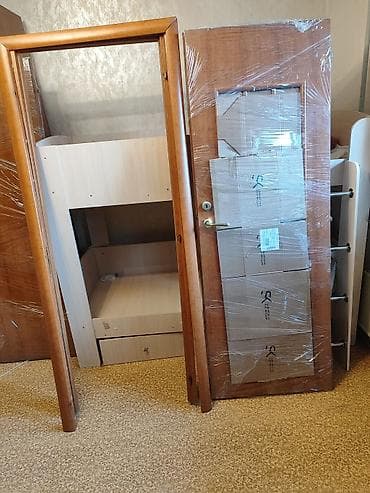 Листы для дверей: Межкомнатные двери (4 двери)в классическом стиле, цвет под вишню — 5