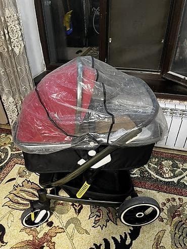 эгиз коляска: Балдар арабасы, Башка бренд, түсү - Кара, Колдонулган, Өзү алып кетүү, Акысыз жеткирүү, Акылуу жеткирүү — 3